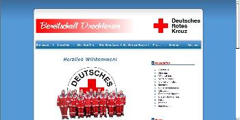 Website der DRK Bereitschaft Drochtersen