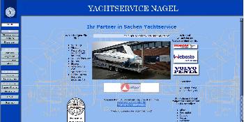 Website des Yachtservice Nagel